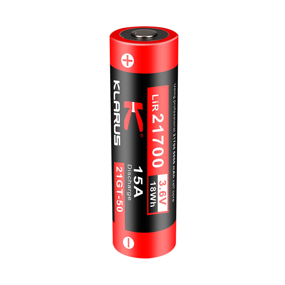 Klarus 21700 5000mAh Power Lithium Battery High-Capacity, Long-Lasting Performance KLARUS Klarus 21700 5000mAh Power Lithium Battery High-Capacity, Long-Lasting Performance KLARUS