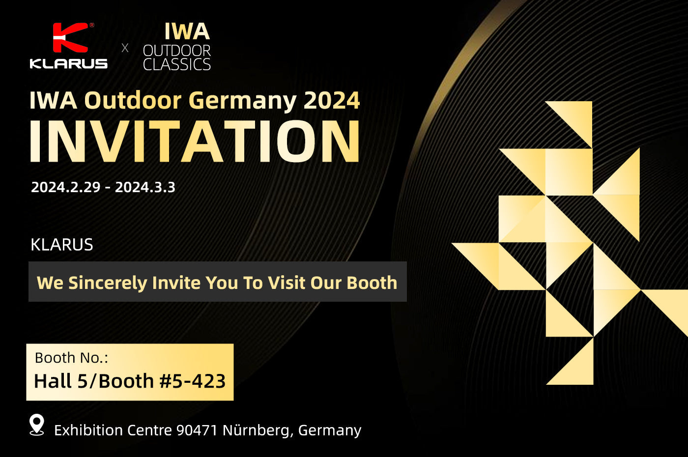 Invitation to IWA Exhibition: Discover the Latest Innovations with Klarus!