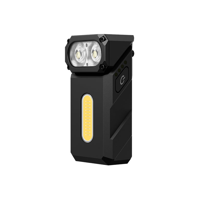 KLARUS E8 Triple-Light All-Metal Swivel-Head EDC Flashlight KLARUS E8 Triple-Light All-Metal Swivel-Head EDC Flashlight