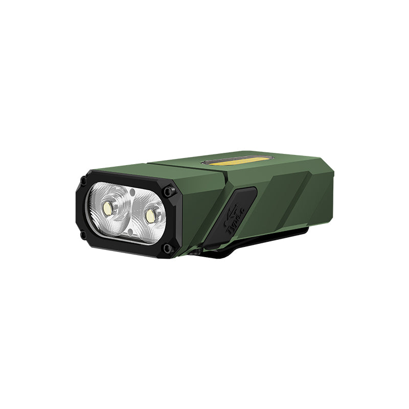 Klarus E8 triple LED high-lumen rechargeable flashlight