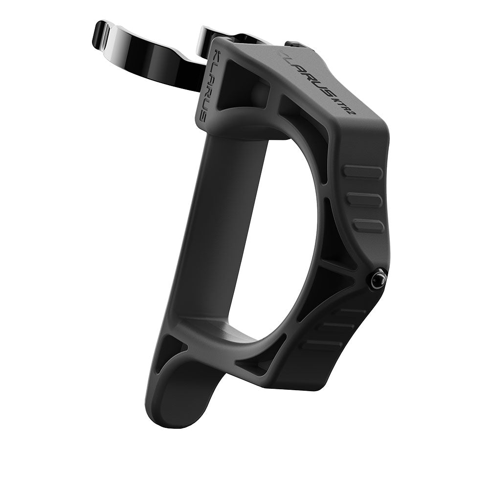 KLARUS KTR2 / KTR2‑S tactical ring mounted on KLARUS tactical flashlight