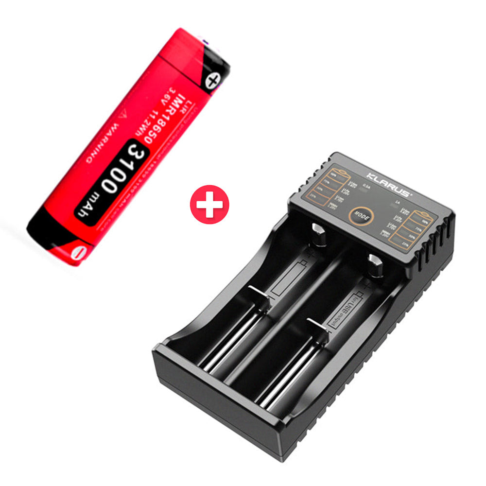 KLARUS 18GT-IMR31 High Quality Rechargeable 3100mAh Lithium Battery