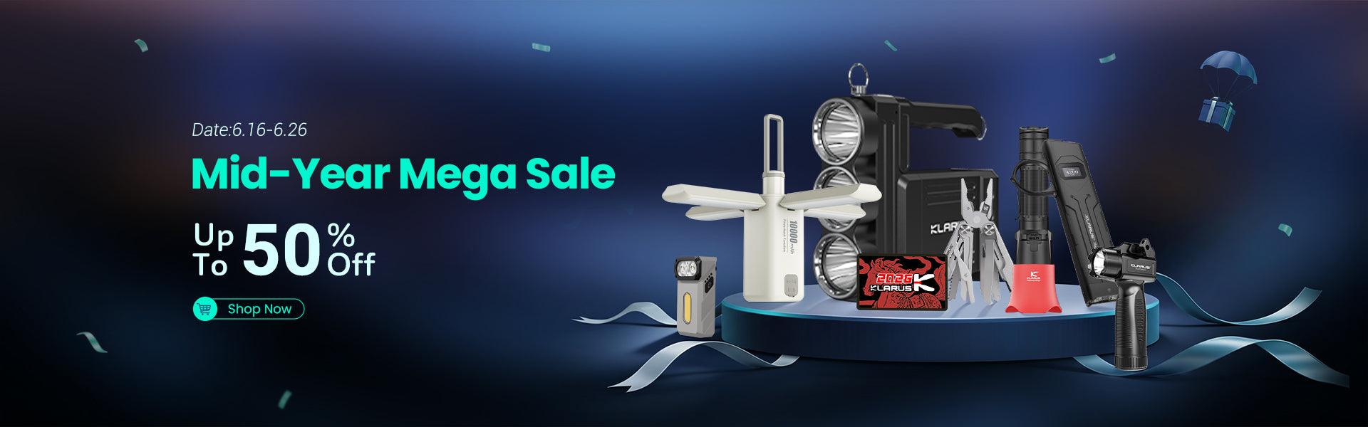 Mid-Year Clearance Sales: Premium Flashlights & Outdoor Gear – Up to 50% Off | Klarus