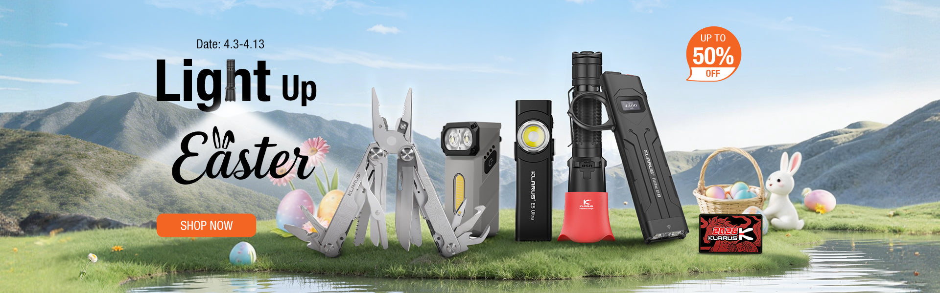 Easter Sales: Premium Flashlights & Outdoor Gear 