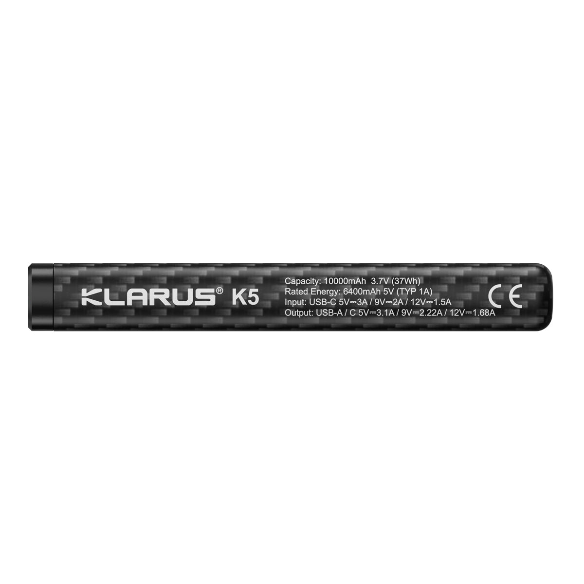 Side of K5 powerbank