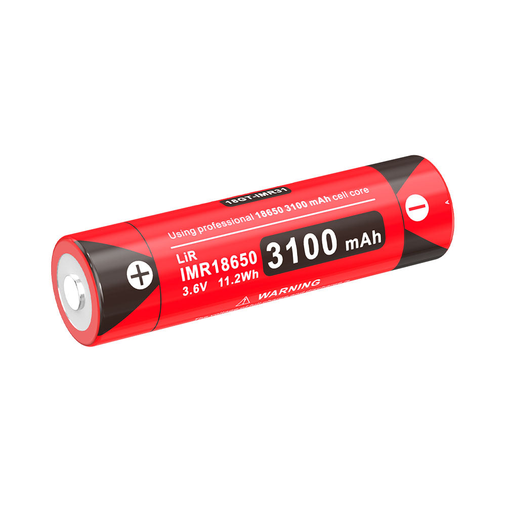 KLARUS 18GT-IMR31 High Quality Rechargeable 3100mAh Lithium Battery