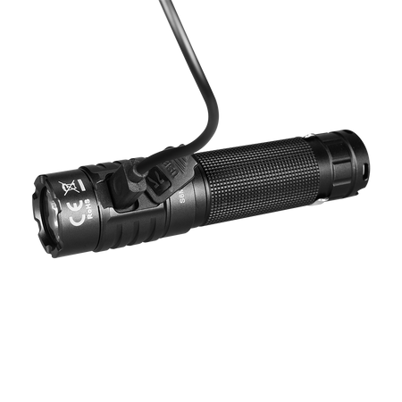 Huge battery capacity tactical flashlight