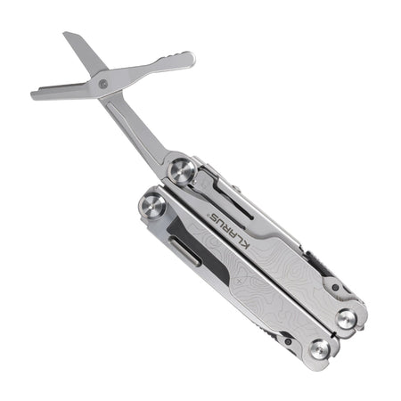 Pliers-based multi-tool for tactical and outdoor use.