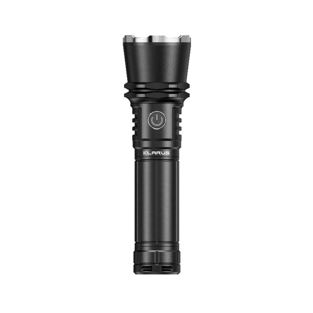 High-output 2200 lumen tactical flashlight with long beam distance