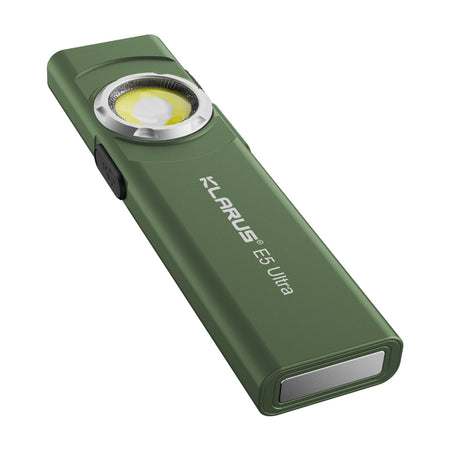 Premium ultra-slim flashlight with triple lighting sources for everyday carry