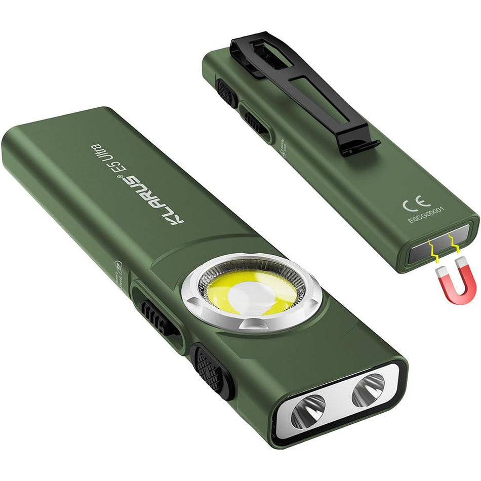 KLARUS E5-Ultra Flagship Ultra-Slim EDC with Triple Light Sources New Release