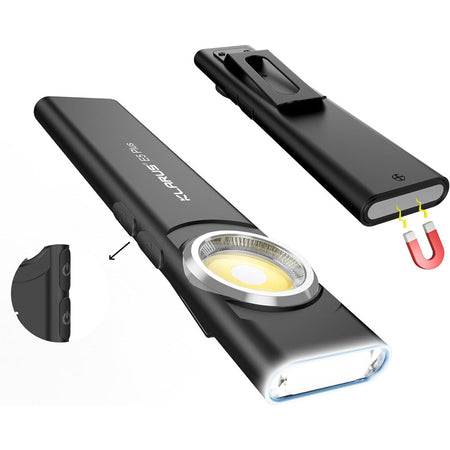 Klarus E5 Plus Ultra-Slim Dual Switch 3-Light Sources Flashlight