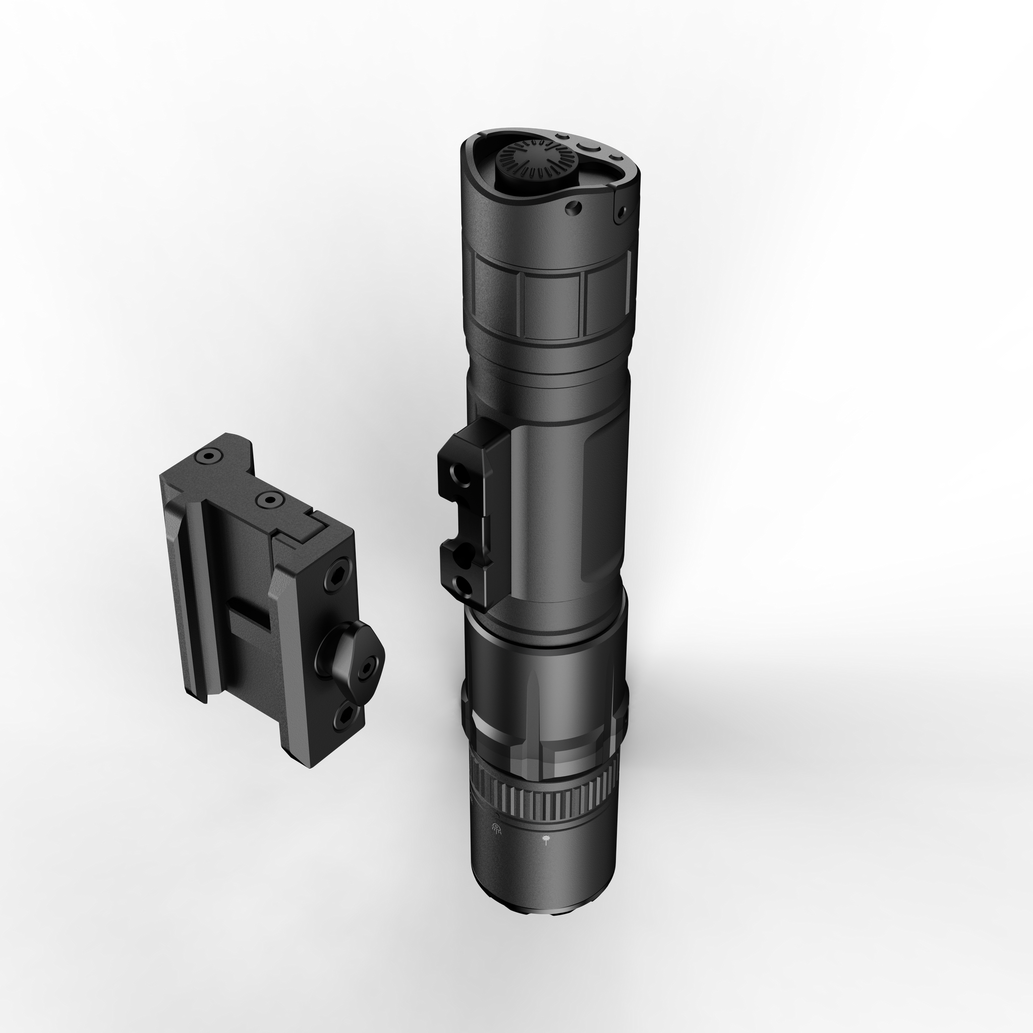 KLARUS GL6 Compact Rail-Mounted Light 1600 Lumens Professional Flashlight With Green Laser