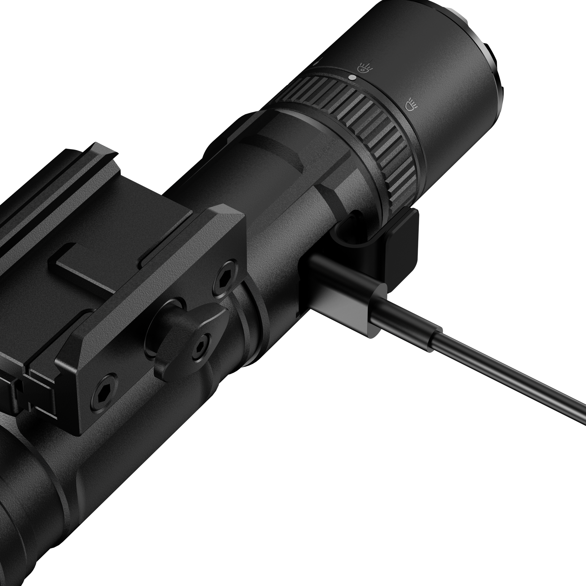 KLARUS GL6 Compact Rail-Mounted Light 1600 Lumens Professional Flashlight With Green Laser