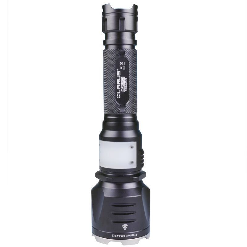 Bright rechargeable flashlight for emergency situations