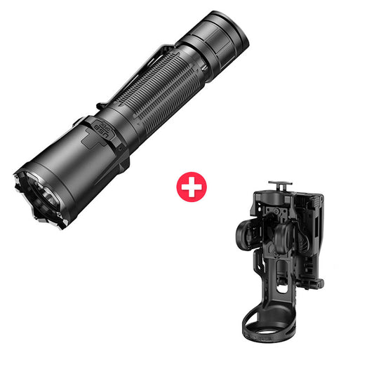 KLARUS XT11GT PRO-V3 Professional Flashlight & Holster Bundle