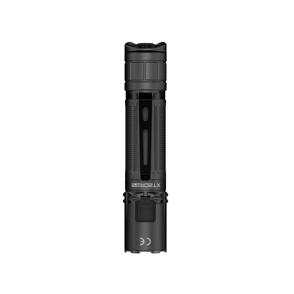 XT2CR PRO tactical flashlight upright