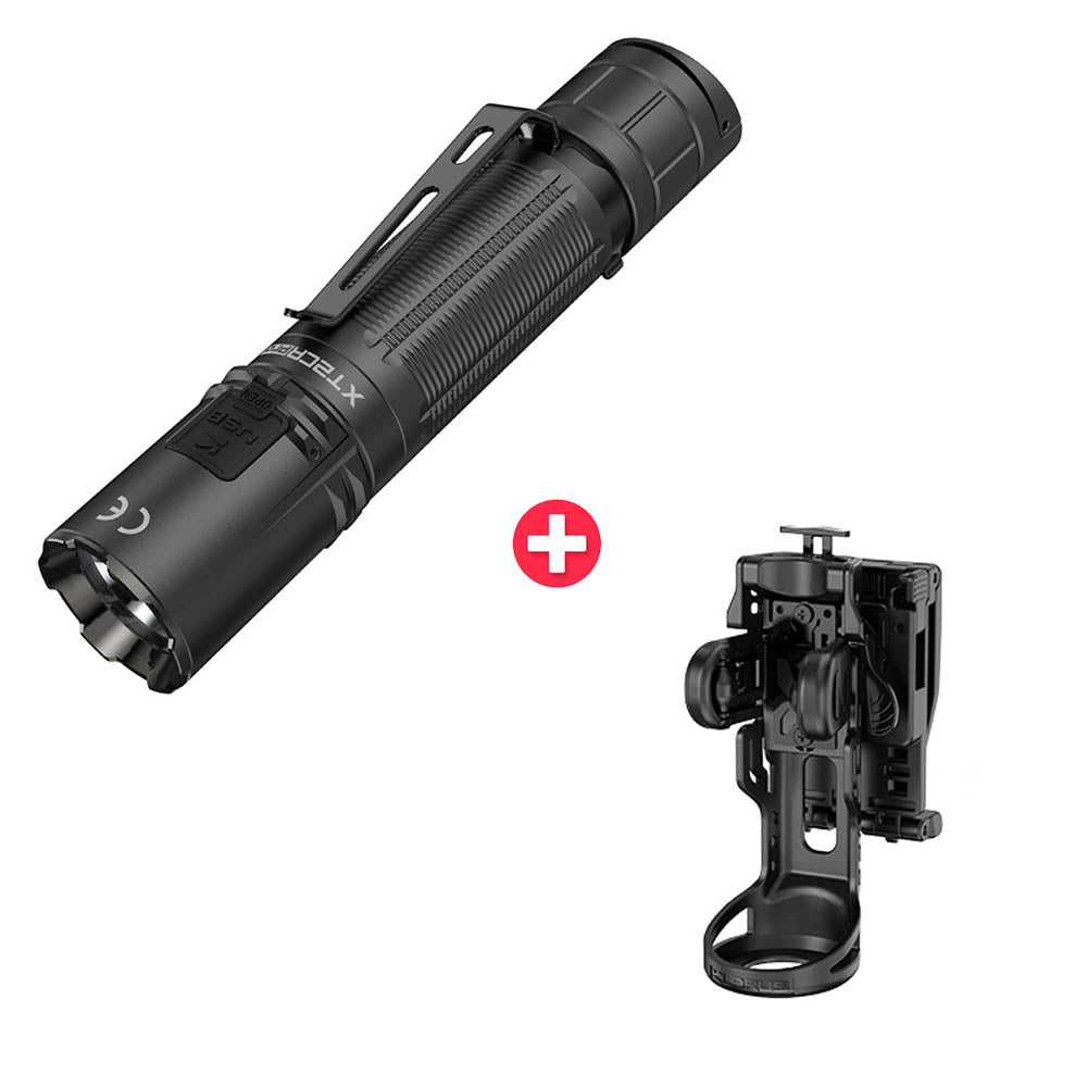 KLARUS XT2CR PRO-V1 プロフェッショナル懐中電灯 コンパクト懐中電灯 3100mAh 傑出した性能