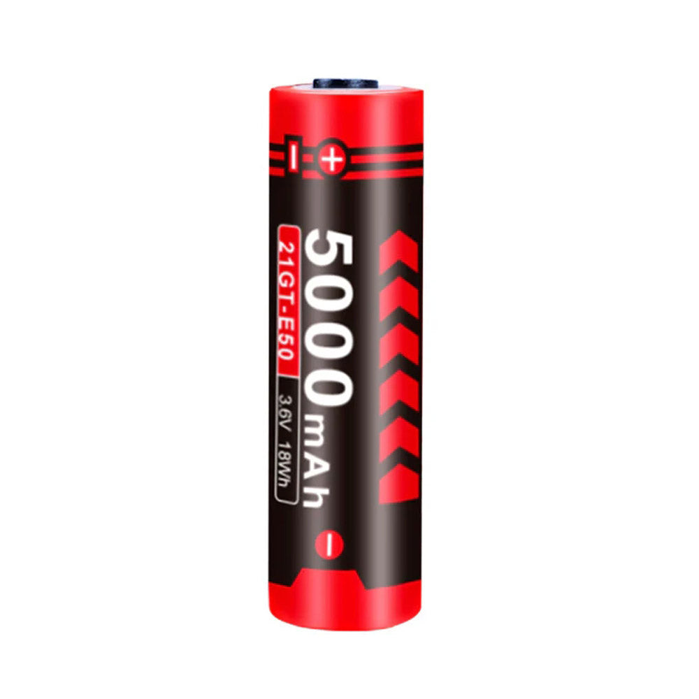 High-capacity 5000mAh battery for flashlights