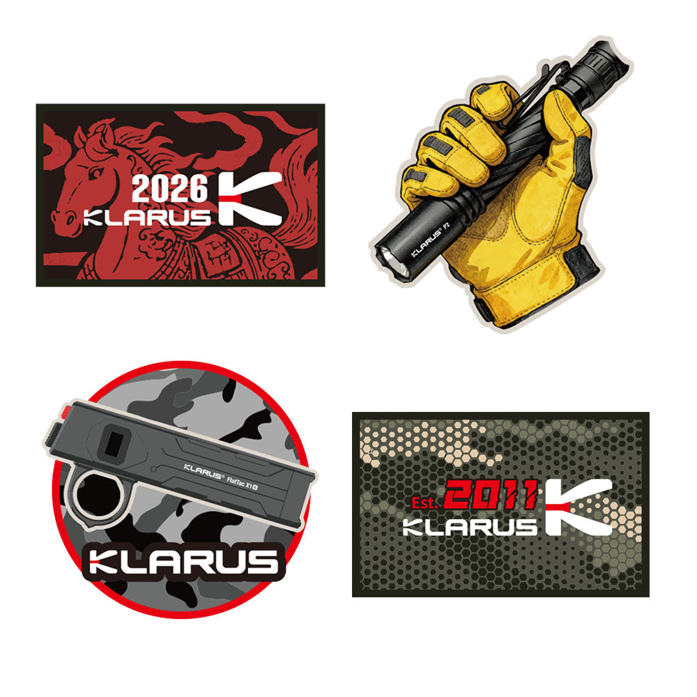 指定フラッシュライト購入者向け KLARUS モラールパッチ