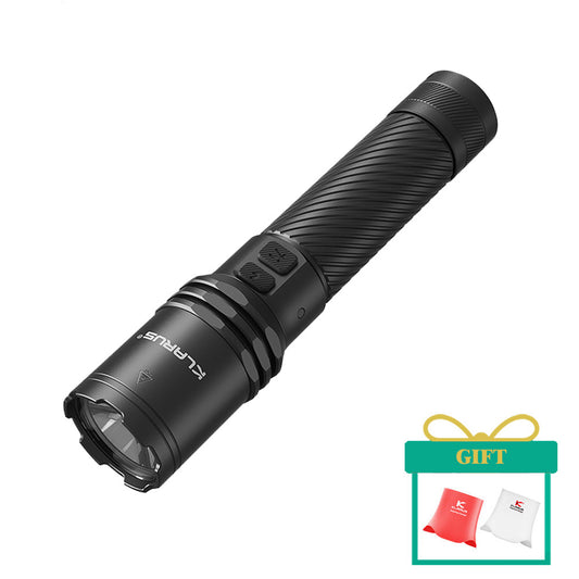 Waterproof Klarus EP10 Pro EDC torch used in rainy outdoor environment
