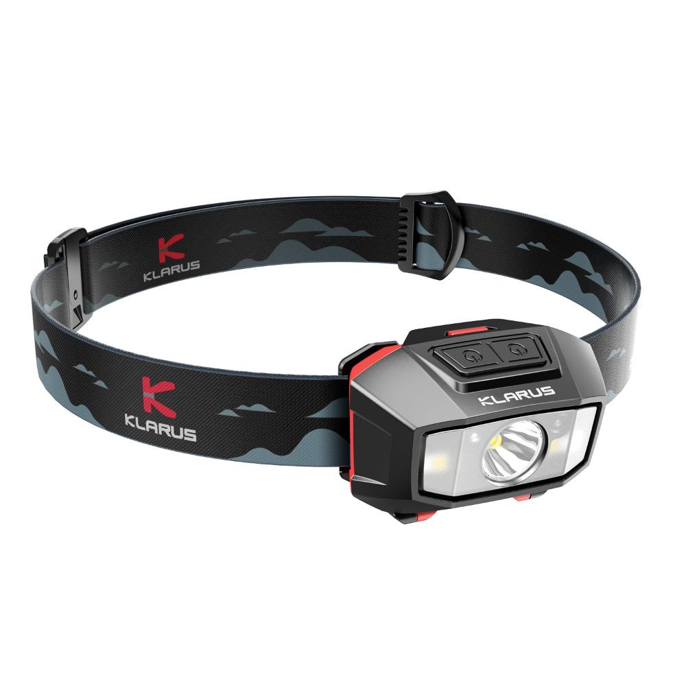 Klarus HM2 Headlamp showing lightweight, compact design