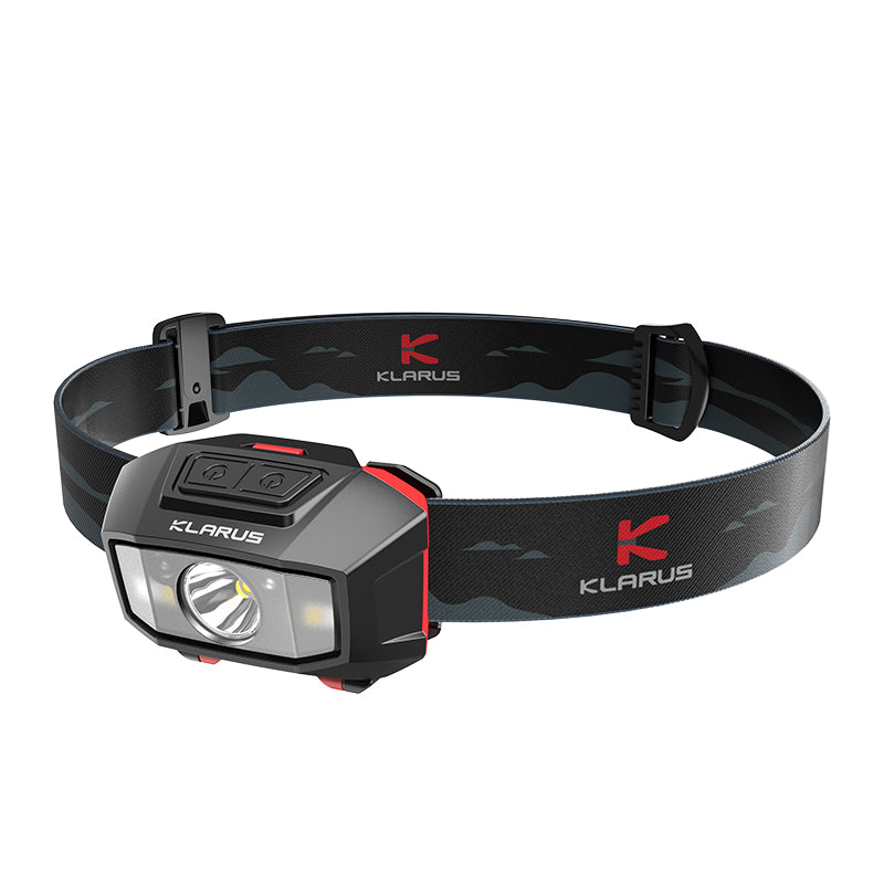 Klarus HM2 Headlamp providing wide-angle illumination