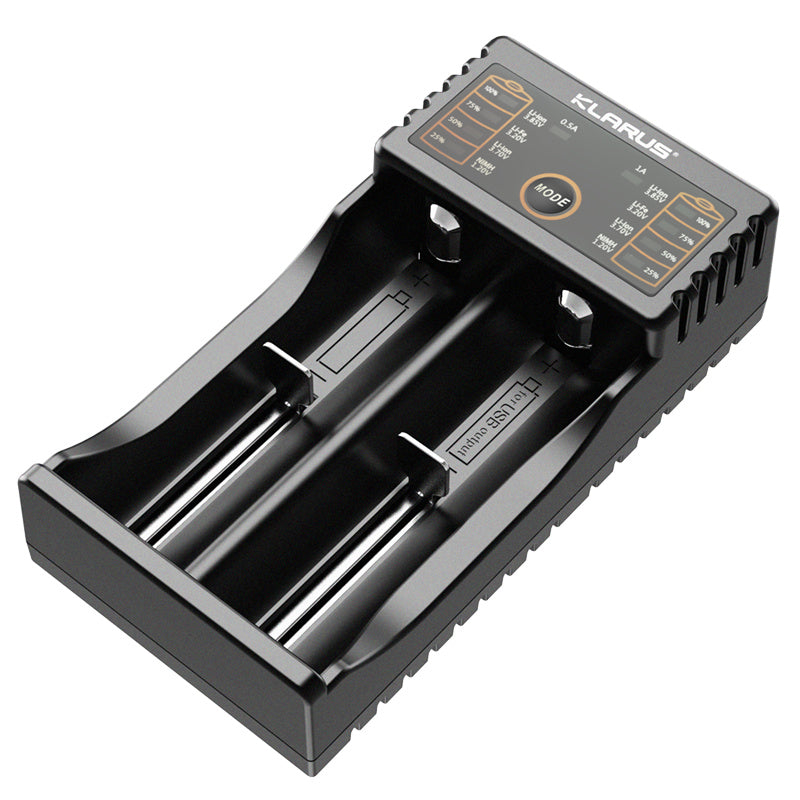 Fast-Charging Two-Slot Battery Charger – K2 Model